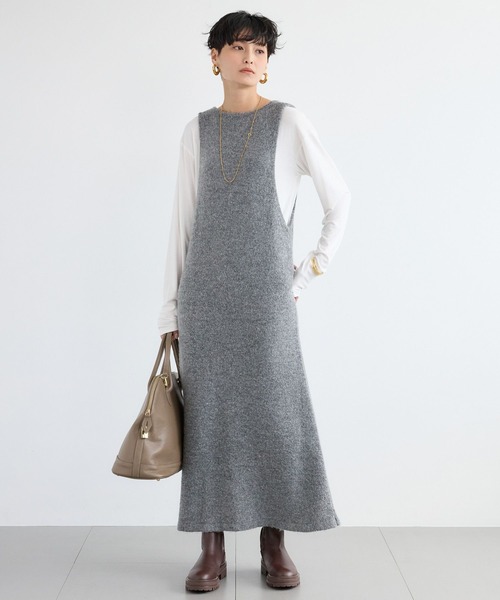 BARNYARDSTORM（バンヤードストーム）の「BARNYARDSTORM / 2WAYシャギーニットワンピ（ワンピース・レディース・チャコール/ブラック・FREE）」の10枚目の写真