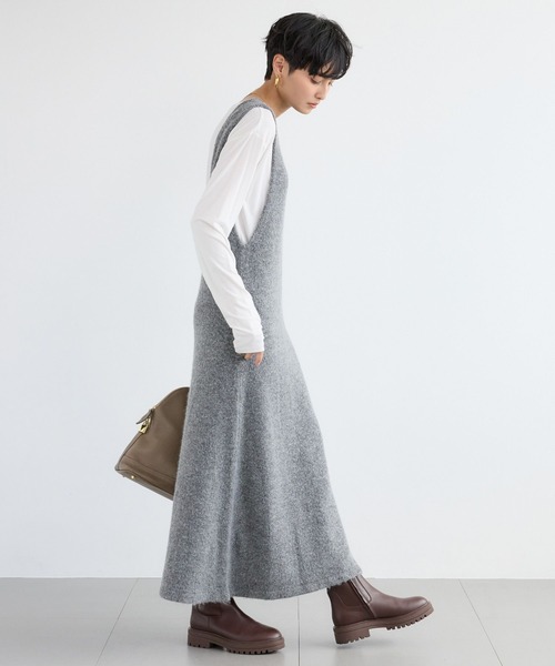 BARNYARDSTORM（バンヤードストーム）の「BARNYARDSTORM / 2WAYシャギーニットワンピ（ワンピース・レディース・チャコール/ブラック・FREE）」の12枚目の写真