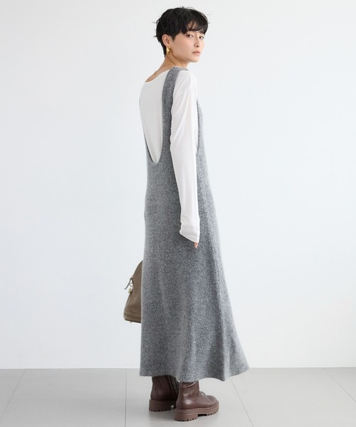 BARNYARDSTORM（バンヤードストーム）の「BARNYARDSTORM / 2WAYシャギーニットワンピ（ワンピース・レディース・チャコール/ブラック・FREE）」の13枚目の写真