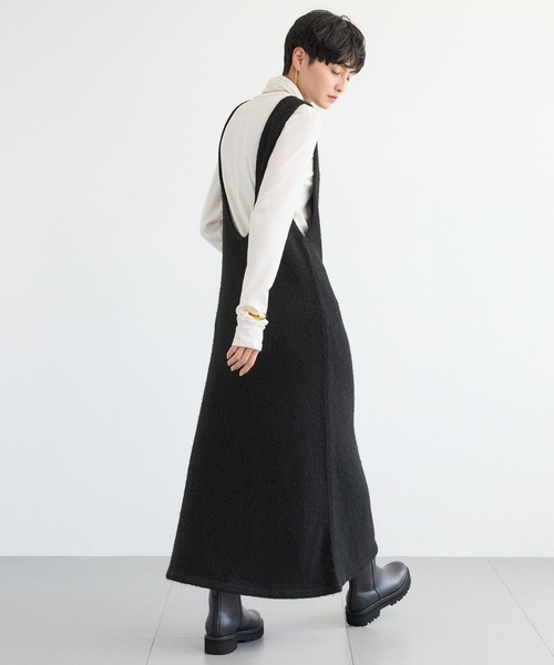 BARNYARDSTORM（バンヤードストーム）の「BARNYARDSTORM / 2WAYシャギーニットワンピ（ワンピース・レディース・チャコール/ブラック・FREE）」の15枚目の写真