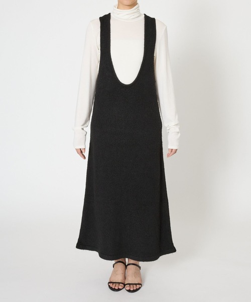 BARNYARDSTORM（バンヤードストーム）の「BARNYARDSTORM / 2WAYシャギーニットワンピ（ワンピース・レディース・チャコール/ブラック・FREE）」の19枚目の写真