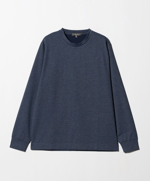 A DAY IN THE LIFE UNITED ARROWS(アデイインザライフユナイテッドアローズ)の「メランジ ポンチ クルーネックカットソー<A DAY IN THE LIFE>(Tシャツ/カットソー・メンズ・ベージュ/ロイヤルブルー/ダークグレー・M/L/S)」の2枚目の写真