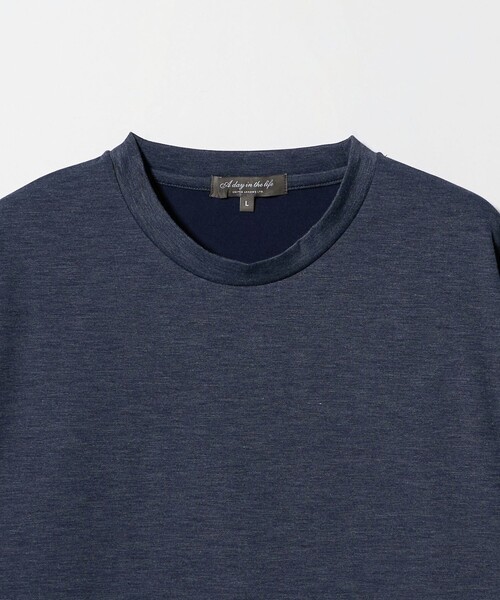 A DAY IN THE LIFE UNITED ARROWS(アデイインザライフユナイテッドアローズ)の「メランジ ポンチ クルーネックカットソー<A DAY IN THE LIFE>(Tシャツ/カットソー・メンズ・ベージュ/ロイヤルブルー/ダークグレー・M/L/S)」の11枚目の写真
