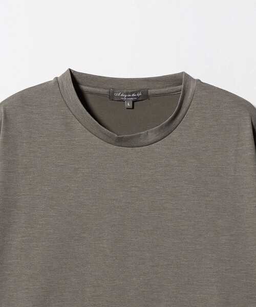 A DAY IN THE LIFE UNITED ARROWS(アデイインザライフユナイテッドアローズ)の「メランジ ポンチ クルーネックカットソー<A DAY IN THE LIFE>(Tシャツ/カットソー・メンズ・ベージュ/ロイヤルブルー/ダークグレー・M/L/S)」の19枚目の写真