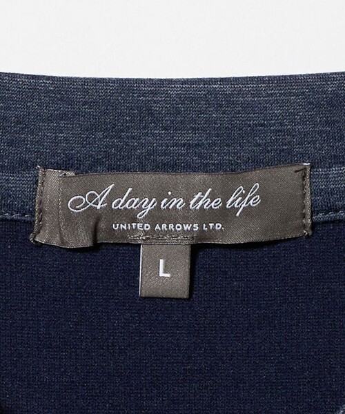 A DAY IN THE LIFE UNITED ARROWS(アデイインザライフユナイテッドアローズ)の「メランジ ポンチ クルーネックカットソー<A DAY IN THE LIFE>(Tシャツ/カットソー・メンズ・ベージュ/ロイヤルブルー/ダークグレー・M/L/S)」の21枚目の写真