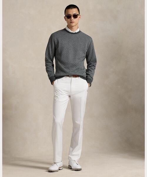 美品‼️RLX クラシック フィット キルテッド スウェット RLX クラシック フィット キルテッド ダブルニット プルオーバー