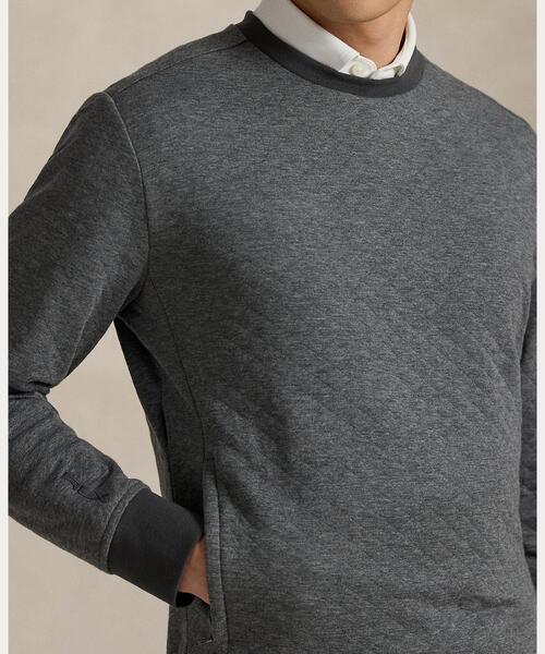 キルテッド ダブルニット クルーネック スウェットシャツ（スウェット
