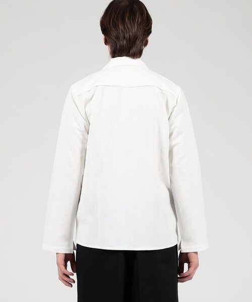 jupe by jackie(ジュップバイジャッキー)の「JUPE BY JACKIE オープンカラーシャツ(シャツ/ブラウス・メンズ・ホワイト・M)」の5枚目の写真