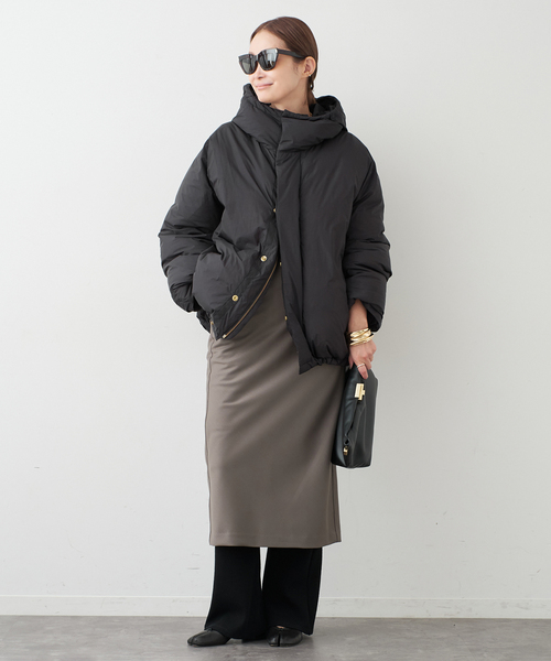 Deuxieme Classe（ドゥーズィエムクラス）の「ダウンジャケット（ダウンジャケット/コート・レディース・ブラック/ベージュ・FREE）」の3枚目の写真