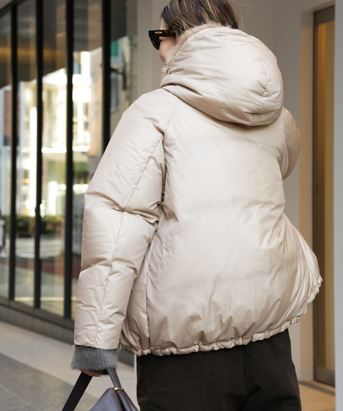 Deuxieme Classe（ドゥーズィエムクラス）の「ダウンジャケット（ダウンジャケット/コート・レディース・ブラック/ベージュ・FREE）」の16枚目の写真