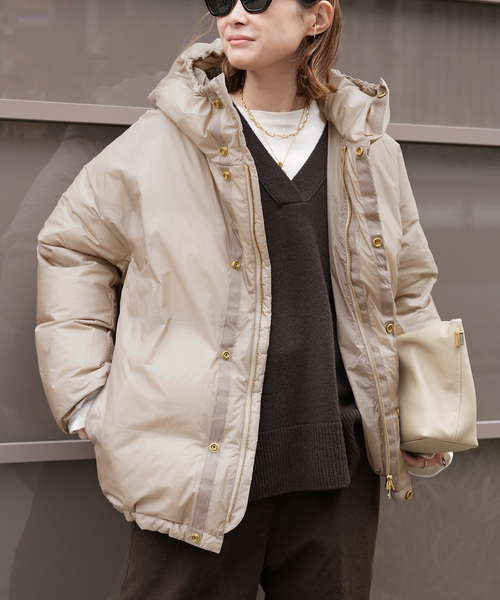 Deuxieme Classe（ドゥーズィエムクラス）の「ダウンジャケット（ダウンジャケット/コート・レディース・ブラック/ベージュ・FREE）」の20枚目の写真