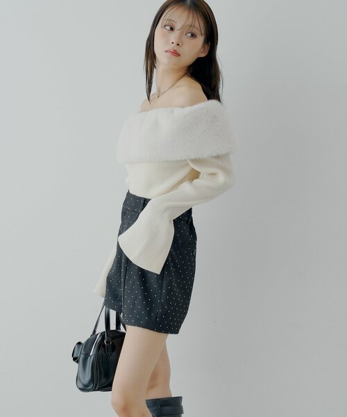 Chico(チコ)の「ラインストーンショートパンツ(その他パンツ・レディース・グレー/ブラウン/ブラック・FREE)」の21枚目の写真