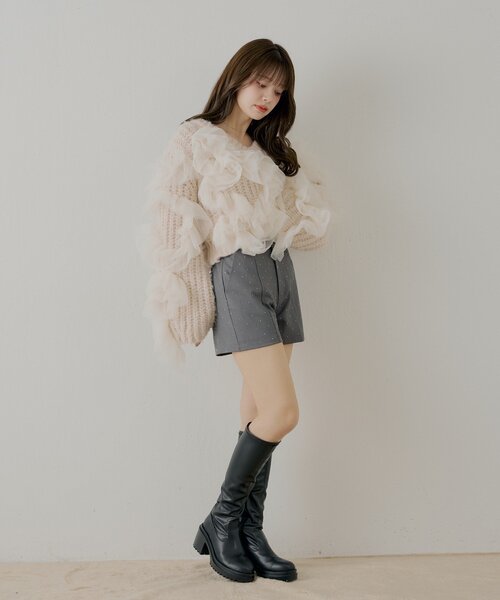 ラインストーンショートパンツ（その他パンツ）｜Chico（チコ）の