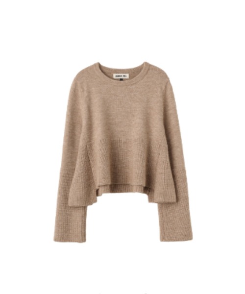 GENERAL IDEA(ジェネラルアイデア)の「【GENERAL IDEA】ニットレイヤードシャツワンピース / WOMAN KNIT LAYERED RUFFLE SHIRT ONE-PIECE(ワンピース・レディース・ベージュ/チャコール・L/M/S)」の21枚目の写真
