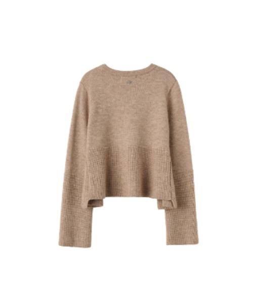 GENERAL IDEA(ジェネラルアイデア)の「【GENERAL IDEA】ニットレイヤードシャツワンピース / WOMAN KNIT LAYERED RUFFLE SHIRT ONE-PIECE(ワンピース・レディース・ベージュ/チャコール・L/M/S)」の22枚目の写真