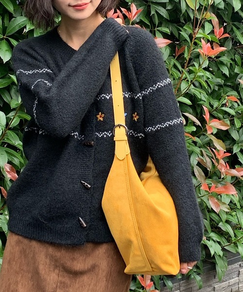 Teem Store(チームストア)の「【A4対応】太ベルトワンハンドルスエードショルダーバッグ(ショルダーバッグ・レディース・ブラウン/イエロー/ベージュ・F)」の22枚目の写真