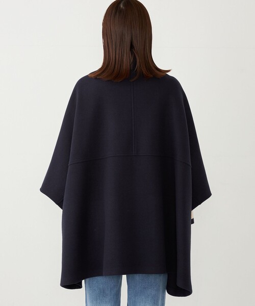SHIPS Colors:〈手洗い可能〉ジャージー メルトン ポンチョ