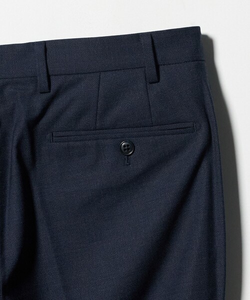 A DAY IN THE LIFE UNITED ARROWS(アデイインザライフユナイテッドアローズ)の「メランジ ドビー ノープリーツスラックス-セットアップ対応-<A DAY IN THE LIFE>(スラックス・メンズ・ダークグレー/ネイビー・M/XL/S/L)」の7枚目の写真