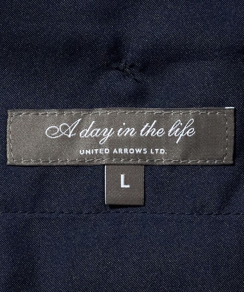 A DAY IN THE LIFE UNITED ARROWS(アデイインザライフユナイテッドアローズ)の「メランジ ドビー ノープリーツスラックス-セットアップ対応-<A DAY IN THE LIFE>(スラックス・メンズ・ダークグレー/ネイビー・M/XL/S/L)」の16枚目の写真