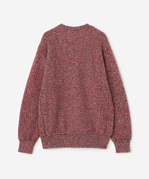 Coohem（コーヘン）の「COOHEM | カラーミックス クルーネックニットプルオーバー MEN（ニット/セーター・メンズ・レッド系その他・L/XL）」の3枚目の写真