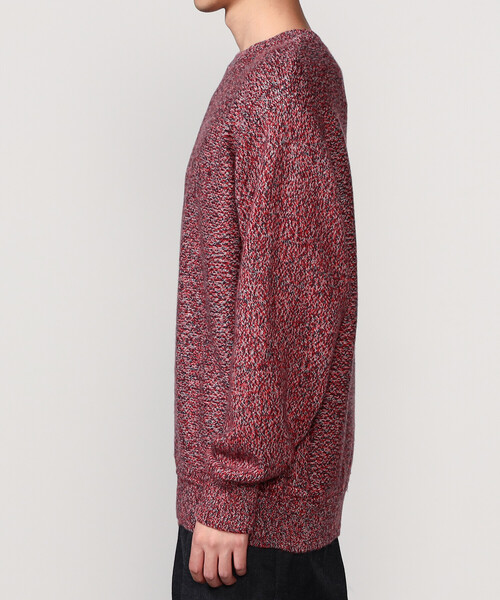 Coohem（コーヘン）の「COOHEM | カラーミックス クルーネックニットプルオーバー MEN（ニット/セーター・メンズ・レッド系その他・L/XL）」の8枚目の写真