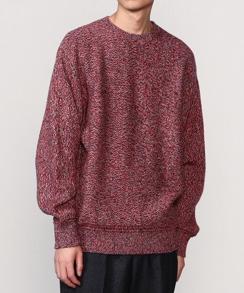 Coohem（コーヘン）の「COOHEM | カラーミックス クルーネックニットプルオーバー MEN（ニット/セーター・メンズ・レッド系その他・L/XL）」の10枚目の写真