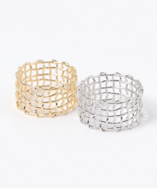 studio CLIP（スタディオクリップ）の「【daily CLIP】編みデザインリング（リング・レディース・その他1/その他2・FREE）」の3枚目の写真