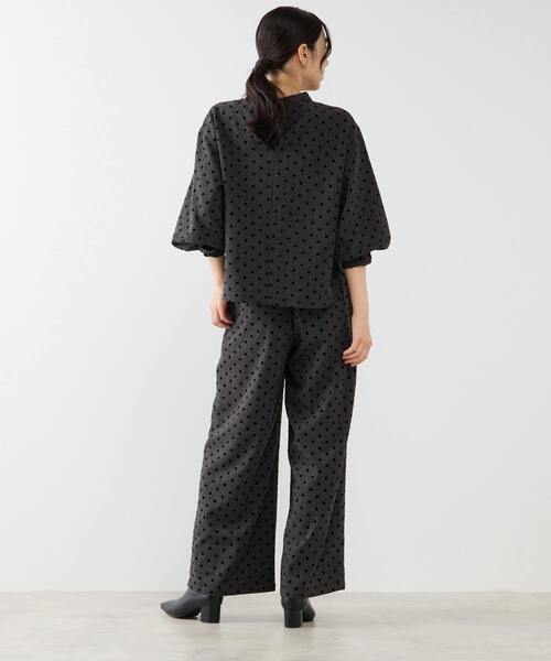 MELROSE claire（メルローズ クレール）の「【両面起毛＆フロッキードットアソートパンツ】（その他パンツ・レディース・オートミール/ベージュ/グレー/ブラック・2/3）」の18枚目の写真