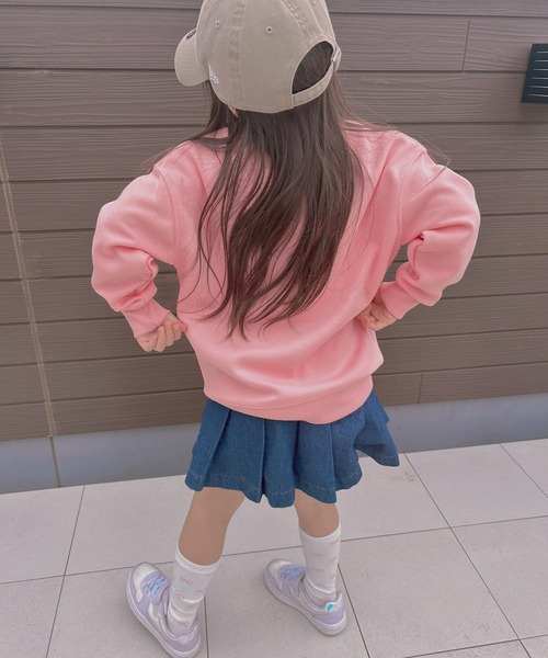 CERCA（チェルカ）の「lulunoix/ロゴトレーナー N15383（スウェット・キッズ・アイボリー/グレー/ピンク・110cm/120cm/130cm）」の7枚目の写真