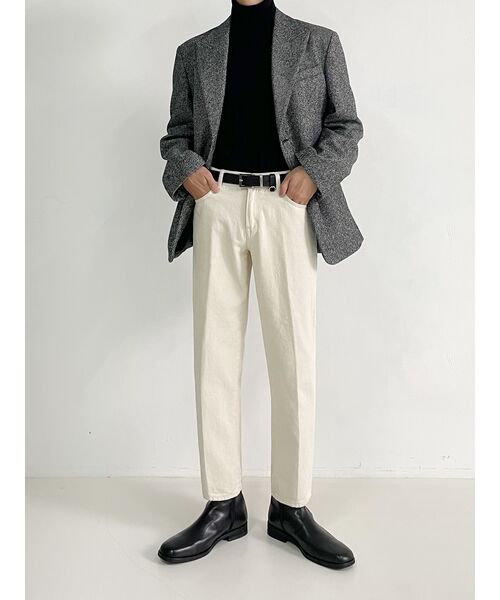 MUSINSA STANDARD（ムシンサスタンダード）の「[プレミアム] カシミヤ100 タートルネックニット [ネイビー]（ニット/セーター・メンズ・その他・SMALL/MEDIUM/LARGE/X-LARGE/XX-LARGE）」の8枚目の写真