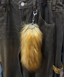 Salong hameu（サロン ハミュー）の「フェイクファー ふわふわしっぽキーホルダー/バッグチャーム（ショート）（キーホルダー・メンズ）」