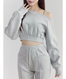 EATME | 【SETUP】ダンボールワンショルTOP(スウェット)