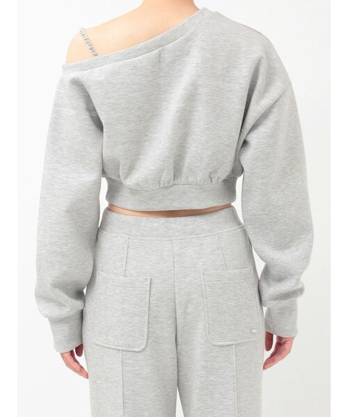 EATME（イートミー）の「【SETUP】ダンボールワンショルTOP（スウェット・レディース・グレー/オフホワイト/ブラック・FREE）」の19枚目の写真