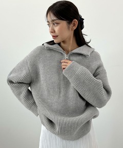 GRANCY】Double-layered Thermal Henley Long Sleeve T-Shirt / ダブル