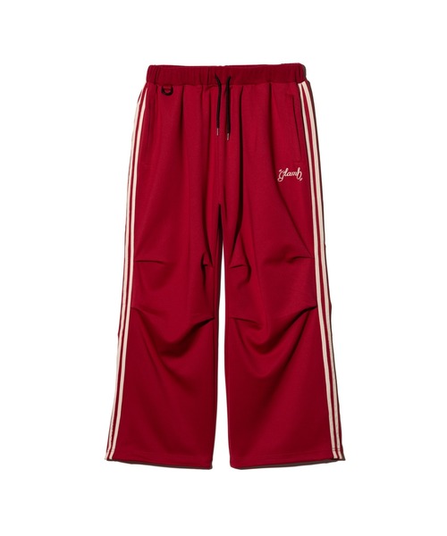 glamb（グラム）の「Tuck Baggy Jersey Pants / タックバギージャージパンツ（スウェットパンツ・メンズ・レッド/ブラック・S/M/L）」の3枚目の写真