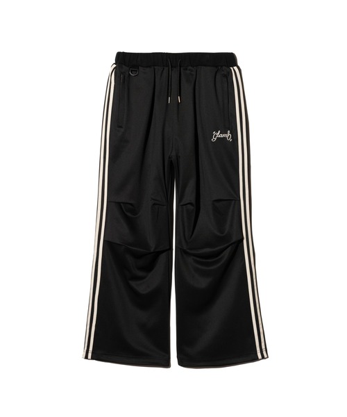 glamb（グラム）の「Tuck Baggy Jersey Pants / タックバギージャージパンツ（スウェットパンツ・メンズ・レッド/ブラック・S/M/L）」の4枚目の写真