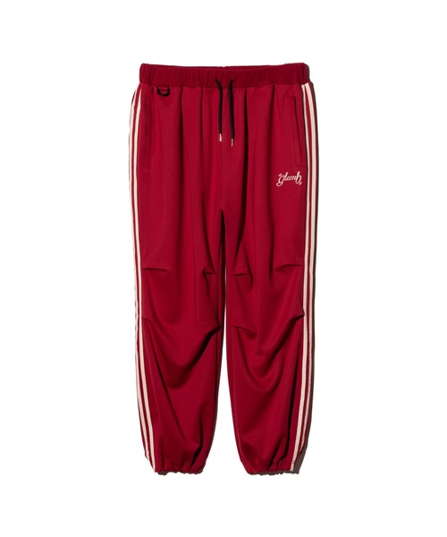 glamb（グラム）の「Tuck Baggy Jersey Pants / タックバギージャージパンツ（スウェットパンツ・メンズ・レッド/ブラック・S/M/L）」の5枚目の写真