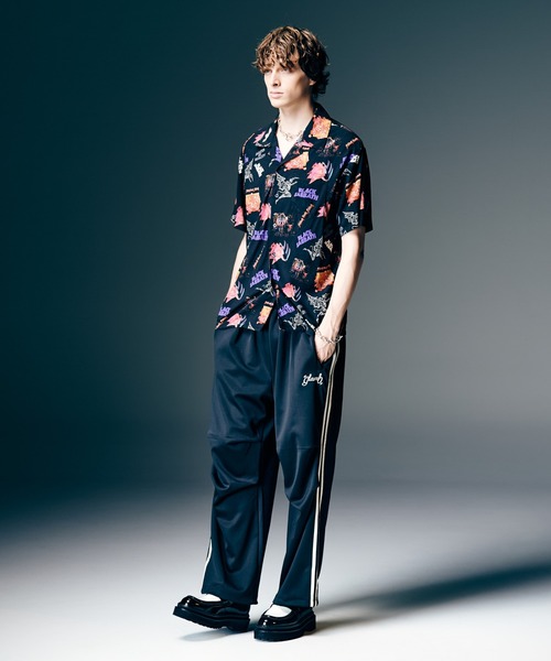 glamb（グラム）の「Tuck Baggy Jersey Pants / タックバギージャージパンツ（スウェットパンツ・メンズ・レッド/ブラック・S/M/L）」の12枚目の写真