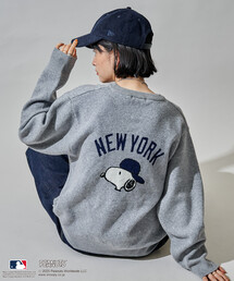 MLB×PEANUTS ジャガードニット/エムエルビー