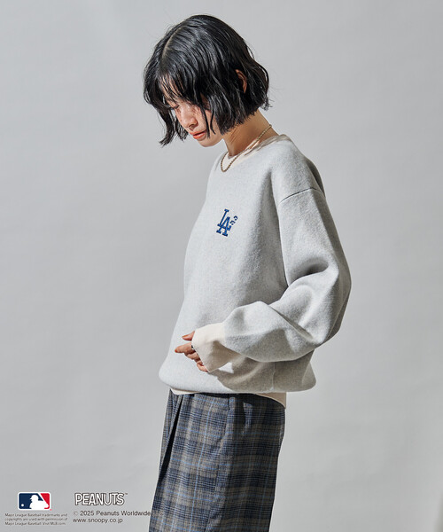 MLB×PEANUTS ジャガードニット/エムエルビー（ニット/セーター