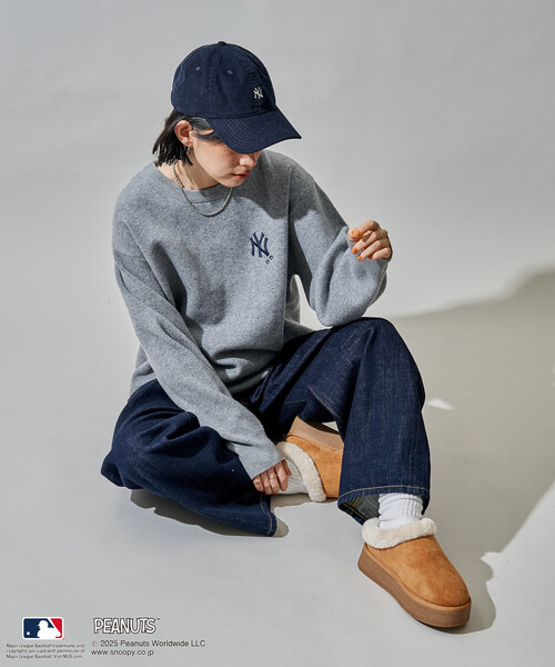 FREAK'S STORE（フリークスストア）の「MLB×PEANUTS ジャガードニット/エムエルビー（ニット/セーター・レディース・オフホワイト/チャコールグレー/ライトグレー・ﾌﾘ-）」の14枚目の写真