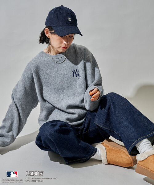 FREAK'S STORE（フリークスストア）の「MLB×PEANUTS ジャガードニット/エムエルビー（ニット/セーター・レディース・オフホワイト/チャコールグレー/ライトグレー・ﾌﾘ-）」の17枚目の写真