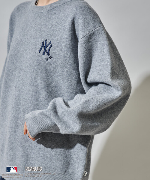 MLB×PEANUTS ジャガードニット/エムエルビー（ニット/セーター