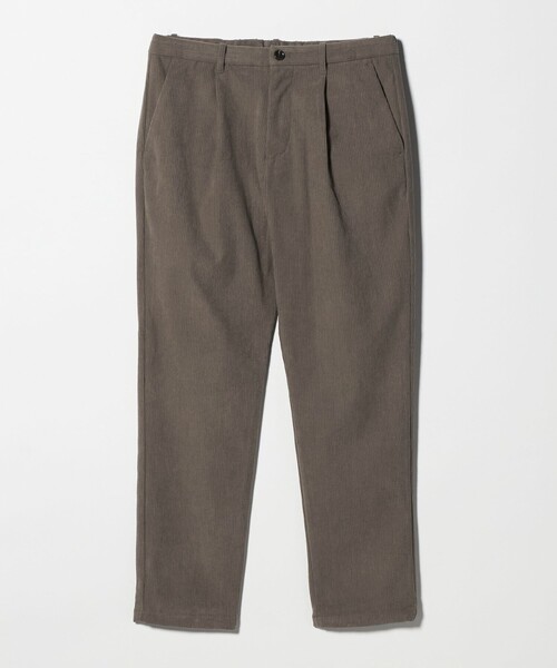 A DAY IN THE LIFE UNITED ARROWS(アデイインザライフユナイテッドアローズ)の「トリコット コーデュロイ 1プリーツ イージーパンツ-ストレッチ-<A DAY IN THE LIFE>(スラックス・メンズ・ブラック/ダークグレー/モカ・S/M/L)」の1枚目の写真