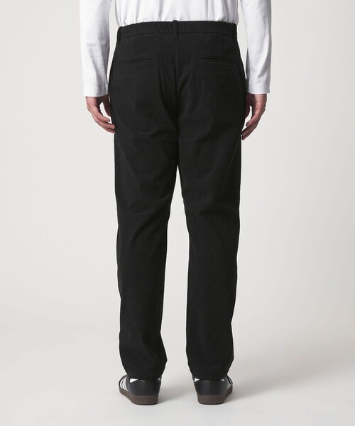 A DAY IN THE LIFE UNITED ARROWS(アデイインザライフユナイテッドアローズ)の「トリコット コーデュロイ 1プリーツ イージーパンツ-ストレッチ-<A DAY IN THE LIFE>(スラックス・メンズ・ブラック/ダークグレー/モカ・S/M/L)」の7枚目の写真