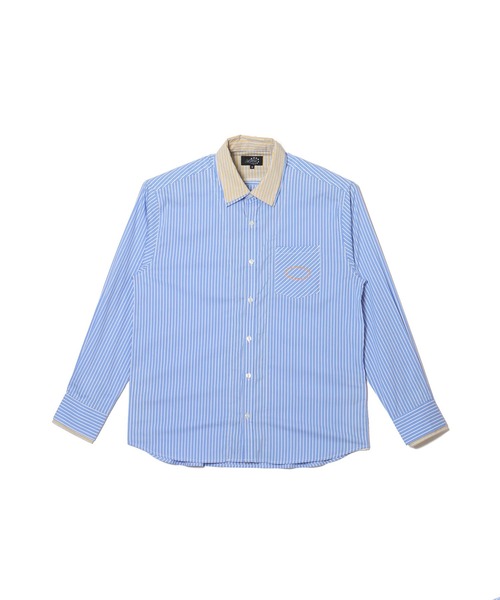 AFB(エーエフビー)の「DOUBLE LAYERD SHIRTS(シャツ/ブラウス・メンズ・ホワイト/イエロー・M/L)」の1枚目の写真