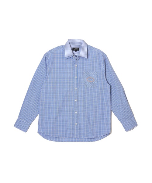 AFB(エーエフビー)の「DOUBLE LAYERD SHIRTS(シャツ/ブラウス・メンズ・ホワイト/イエロー・M/L)」の4枚目の写真