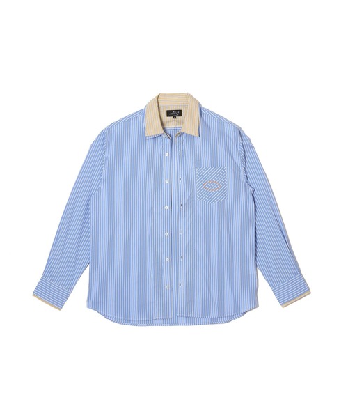 AFB(エーエフビー)の「DOUBLE LAYERD SHIRTS(シャツ/ブラウス・メンズ・ホワイト/イエロー・M/L)」の11枚目の写真