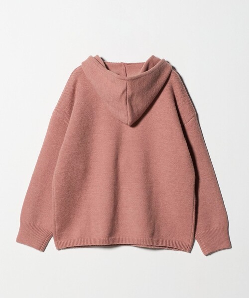 A DAY IN THE LIFE UNITED ARROWS（アデイインザライフユナイテッドアローズ）の「ニット フーディー ‐ウォッシャブル‐ ＜A DAY IN THE LIFE＞（ニット/セーター・レディース・グレー系/ライトピンク/ダークブラウン・FREE）」の10枚目の写真