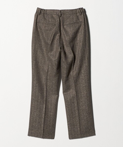A DAY IN THE LIFE UNITED ARROWS(アデイインザライフユナイテッドアローズ)の「ブークレ ヘリンボーン タックストレートパンツ ‐ウォッシャブル‐ <A DAY IN THE LIFE>(スラックス・レディース・ナチュラル/ダークグレー/モカ・38/40/36)」の7枚目の写真